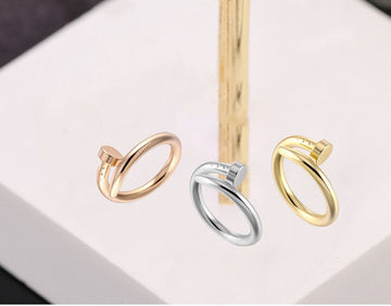 Classic Nail Ring Stainless Steel